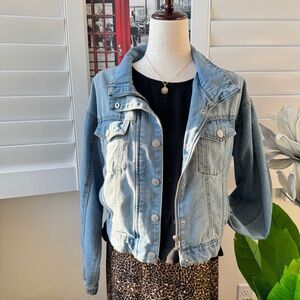 Cisono. Size M.  Light Blue Jean Jacket